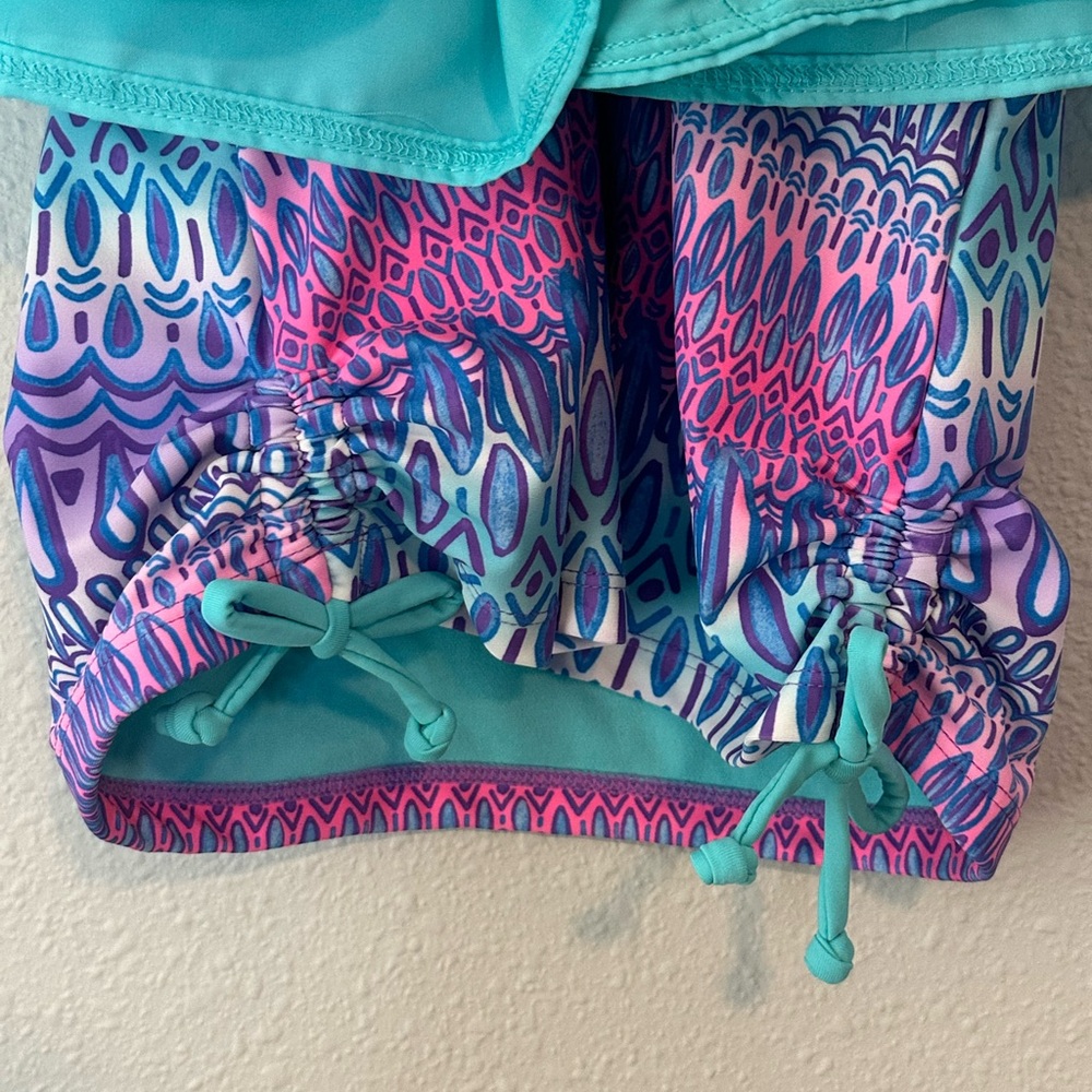 Zeroxposur Girls Calypso 3 Piece Tankini/Cover Up Short Set NWT Size L 14.5/16.5 - Picture 4 of 10